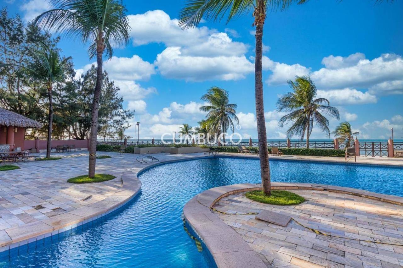 Kariri 215 46M², Pe Na Areia, Varanda Vista Mar! Кумбуко Екстериор снимка
